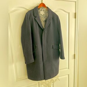 Cole Haan heavy coat in navy blue